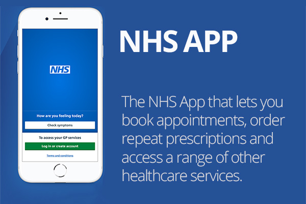 The NHS App lets you book appointments, order repeat prescriptions and access a range of other healthcare services.